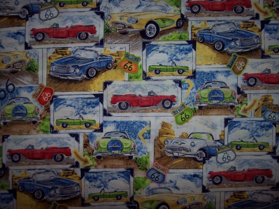 Assorted Classic Cars light primary colors