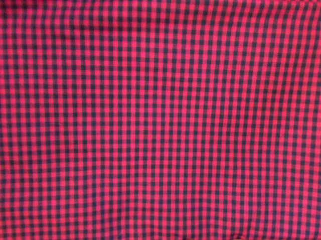 Black and red gingham check