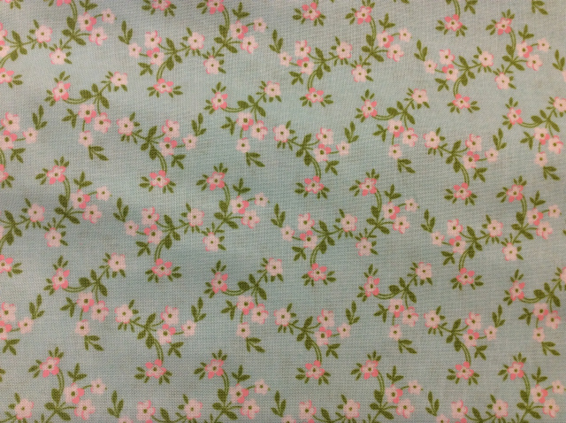 Small Floral on Light Green 2019 - 8” round