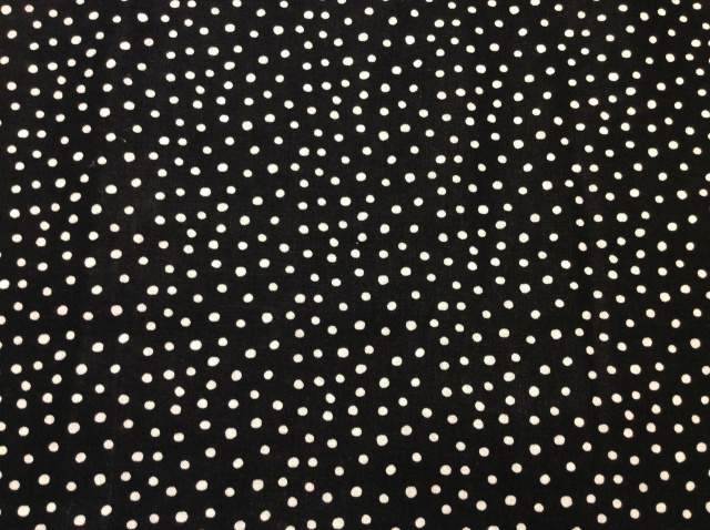 White Dots on Black 2019 - 8” round