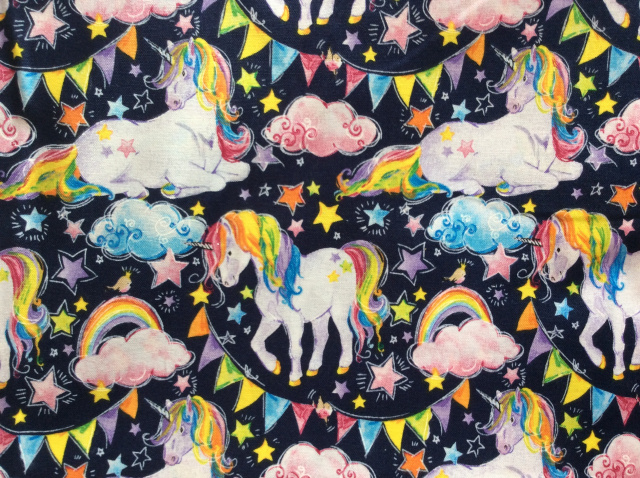 Unicorns on Navy 2019 - 8” round