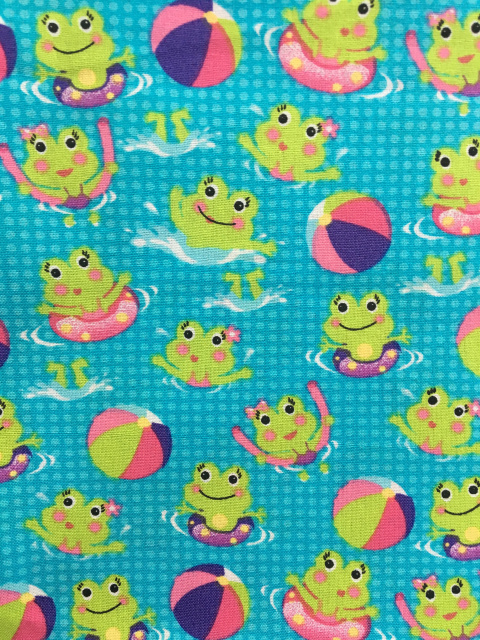 Frogs in the Pool 2018 - 8" round