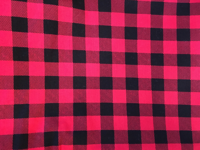 Bandana - Red/Black Buffalo Plaid