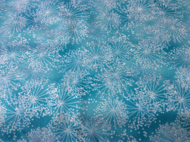 Dandelions on Teal 2018 - 8" round