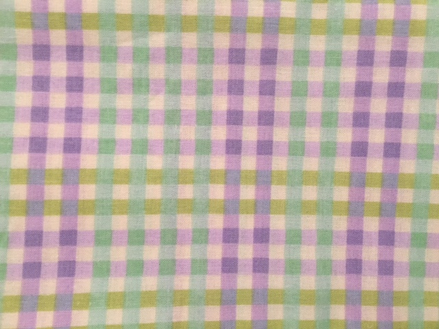 Lavender/Mint/Lime Plaid - 8" round