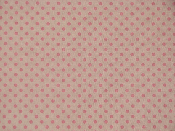 Pink Dots on White - 8" round