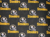 Pittsburgh Steelers in gold/black/white - 8" round
