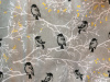 Birds on Branches on Grey 2019 - 8” round