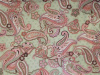 Sweet Ainsley Paisley in pink/sage on Sage Green - 8" round