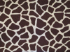 Chocolate Giraffe markings on cream like a giraffe coat - 8" round