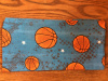 Bandana - Basketballs on Blue 