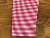 Bandana - red and white gingham check