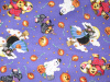 Halloween Animals on Purple - 8" round