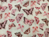 Pink Butterflies on White - 8" round