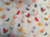 Colorful Butterflies on Blue - 8" round